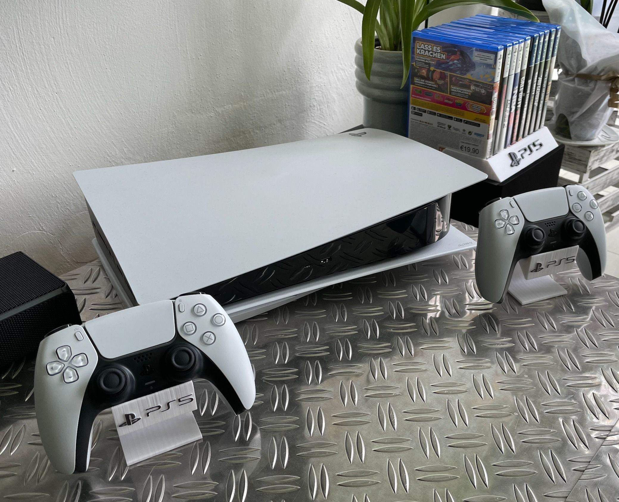 PS5 Controller Stand 3D print model_11