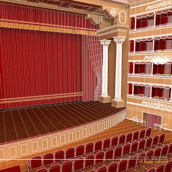 Old theatre 3D model_0
