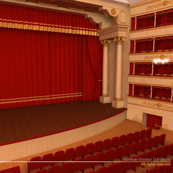 Old theatre 3D model_3