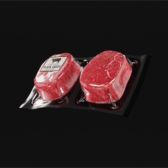 Angus Beef Vacuum 3D model_4
