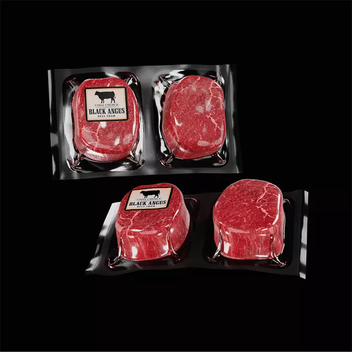 Angus Beef Vacuum 3D model_0