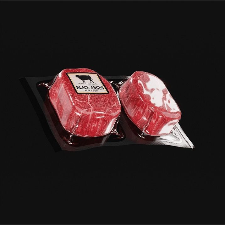 Angus Beef Vacuum 3D model_3