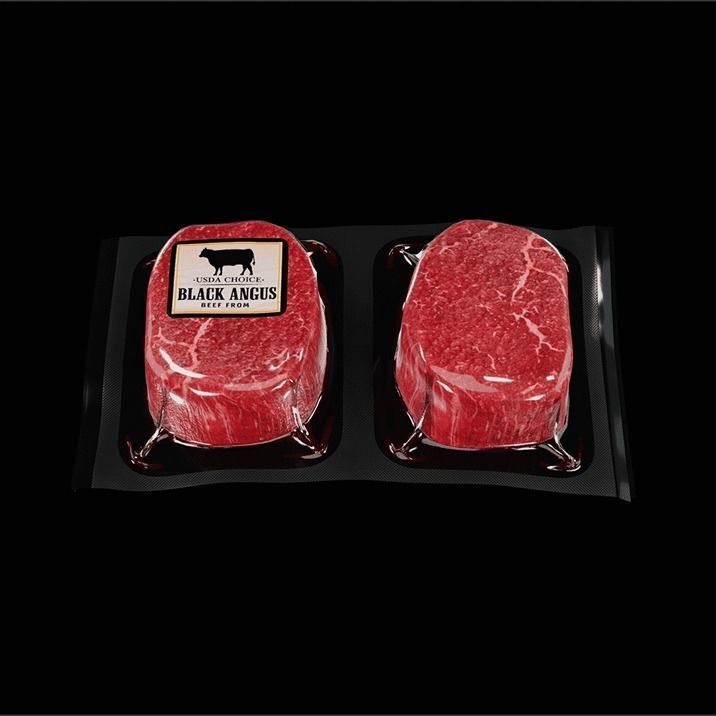 Angus Beef Vacuum 3D model_2
