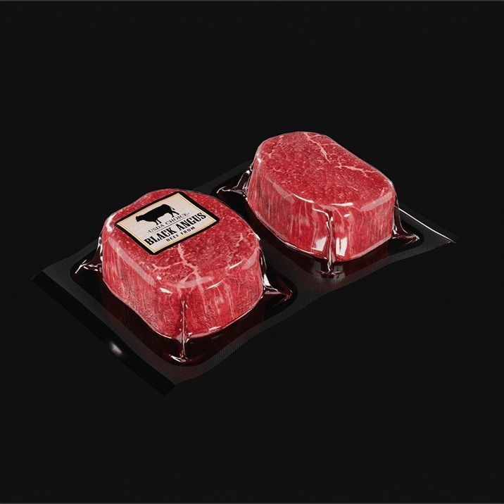 Angus Beef Vacuum 3D model_5