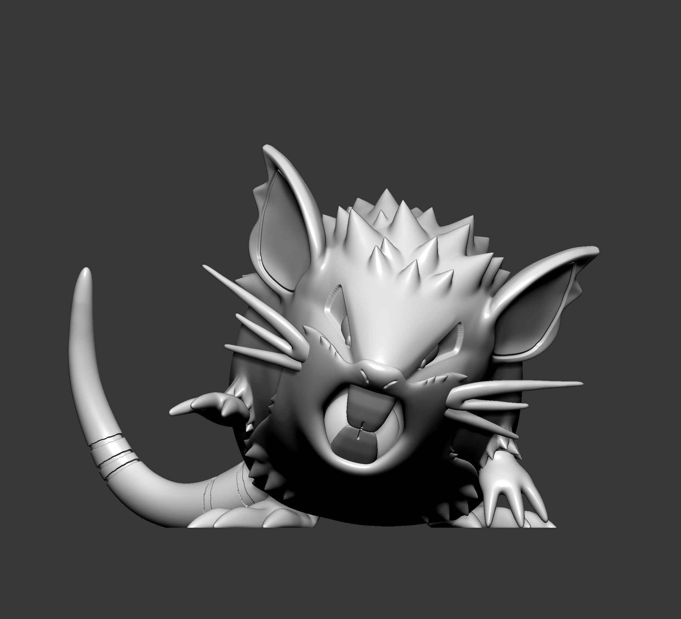 Pokemon - Raticate  with 2 poses 3D print model_3