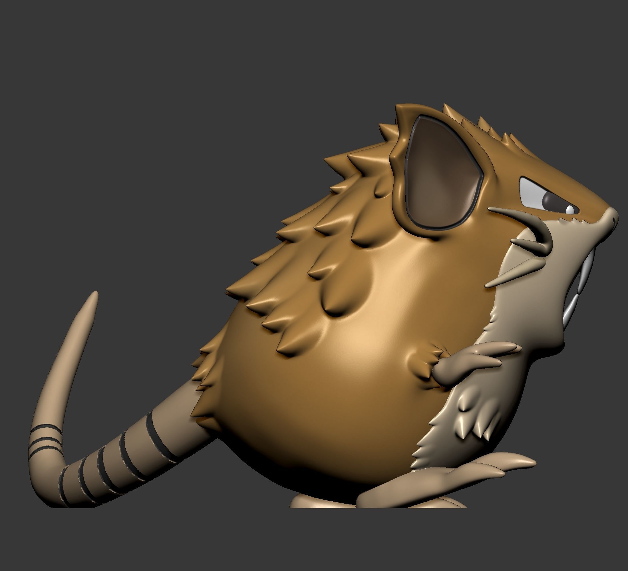 Pokemon - Raticate  with 2 poses 3D print model_15