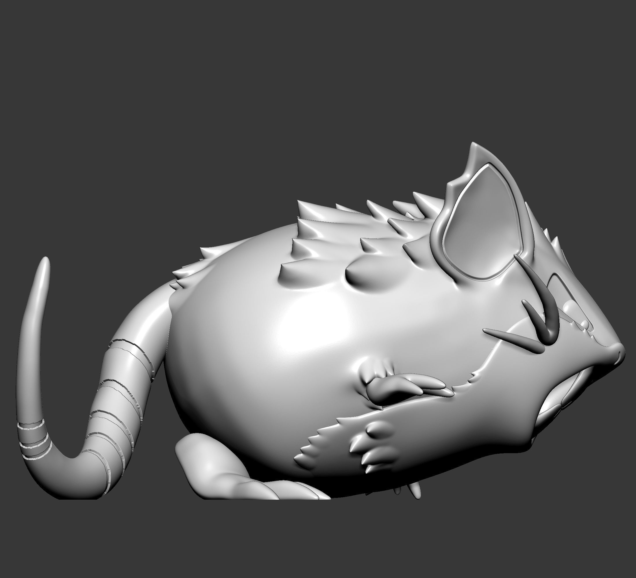 Pokemon - Raticate  with 2 poses 3D print model_9