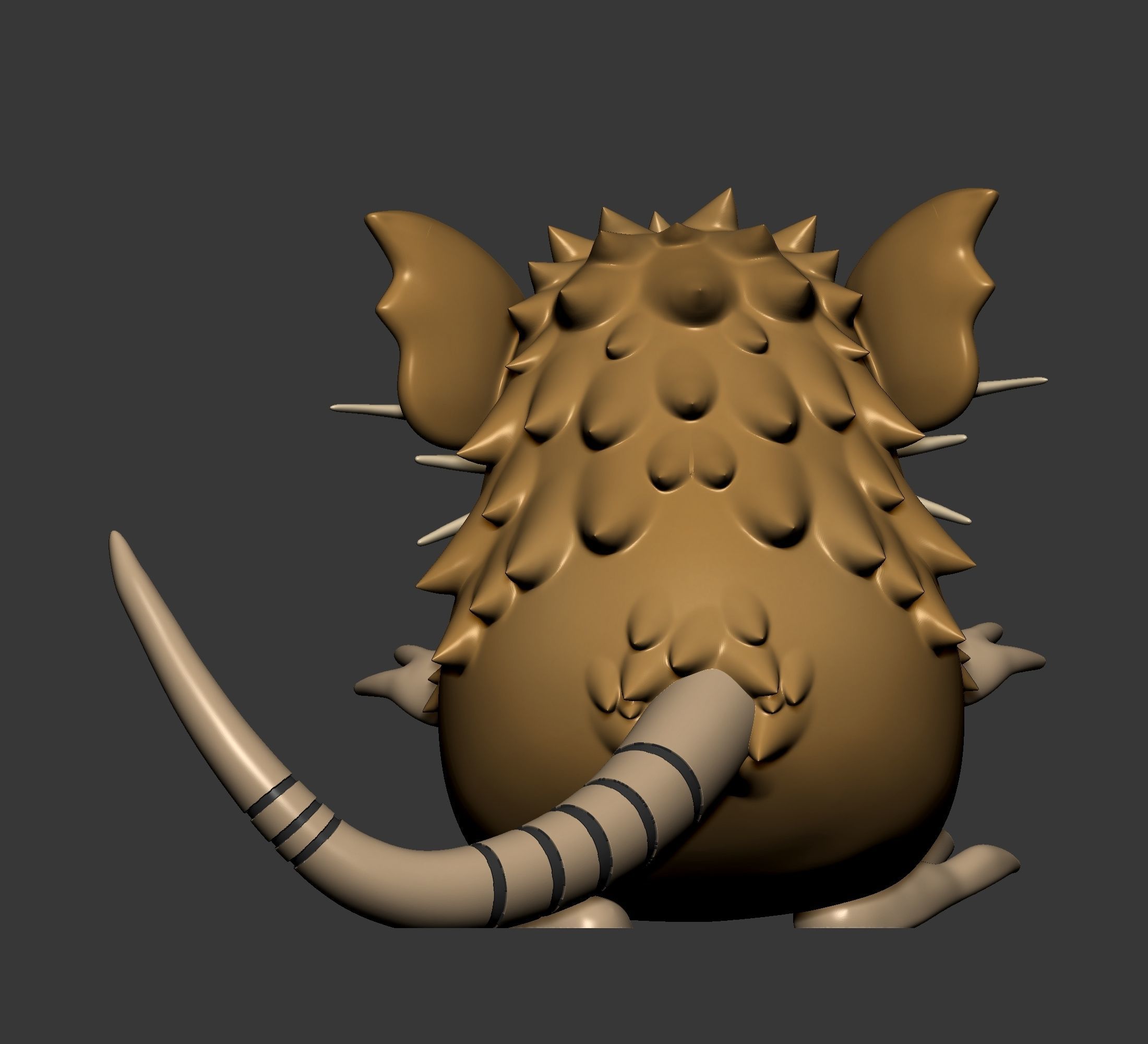 Pokemon - Raticate  with 2 poses 3D print model_12
