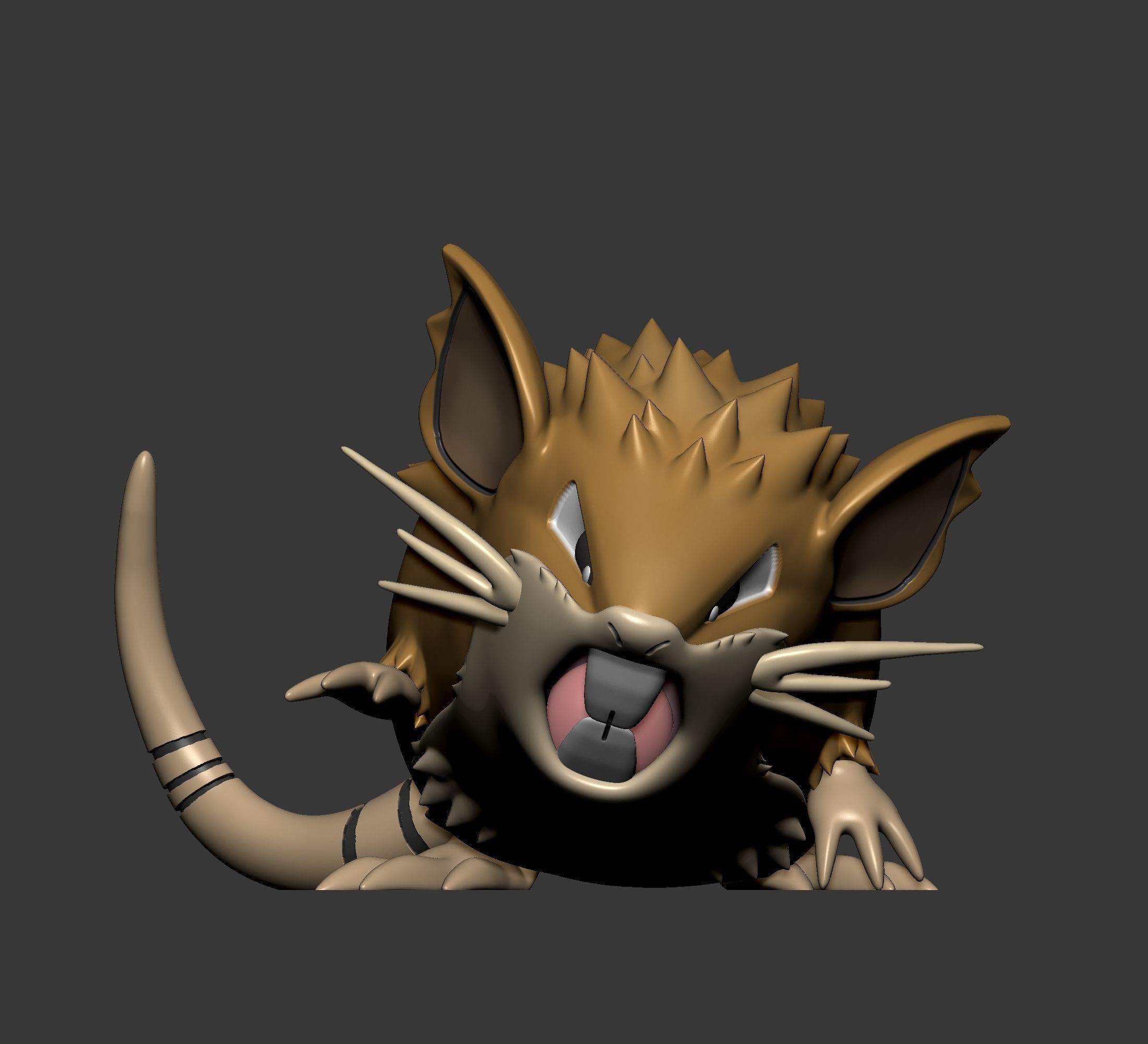 Pokemon - Raticate  with 2 poses 3D print model_16