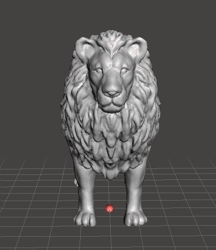 AFRICAN LION FIGURE MODEL ANIMAL CREATURE WILDLIFE REALISTIC 3D print model_1