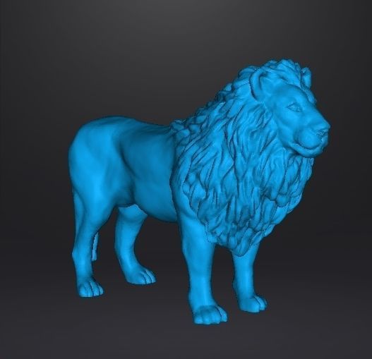 AFRICAN LION FIGURE MODEL ANIMAL CREATURE WILDLIFE REALISTIC 3D print model_8