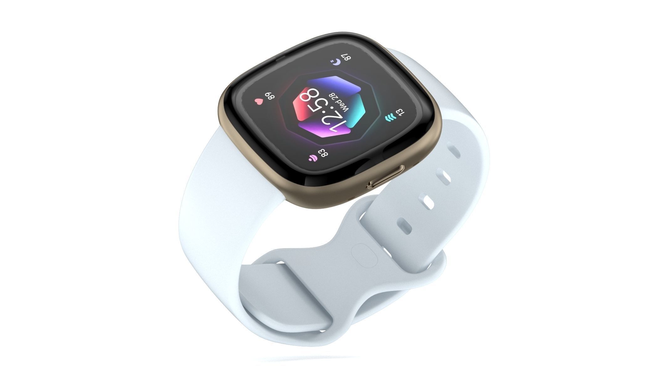 Fitbit Sense 2 Blue Mist 3D model_9