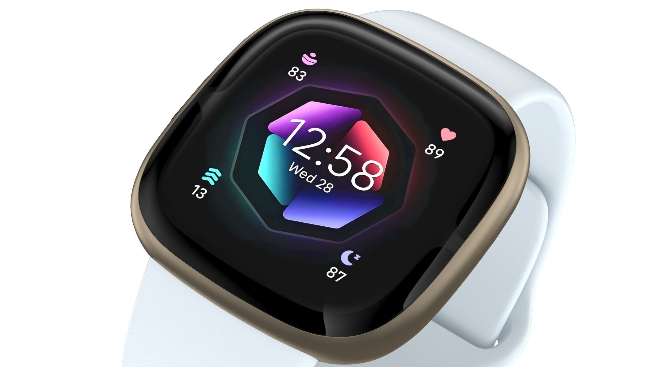 Fitbit Sense 2 Blue Mist 3D model_3