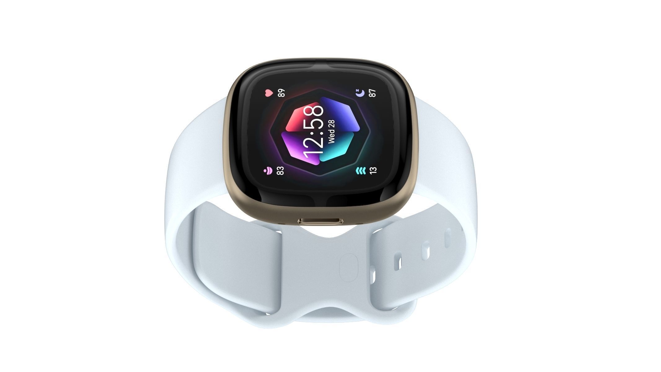 Fitbit Sense 2 Blue Mist 3D model_7