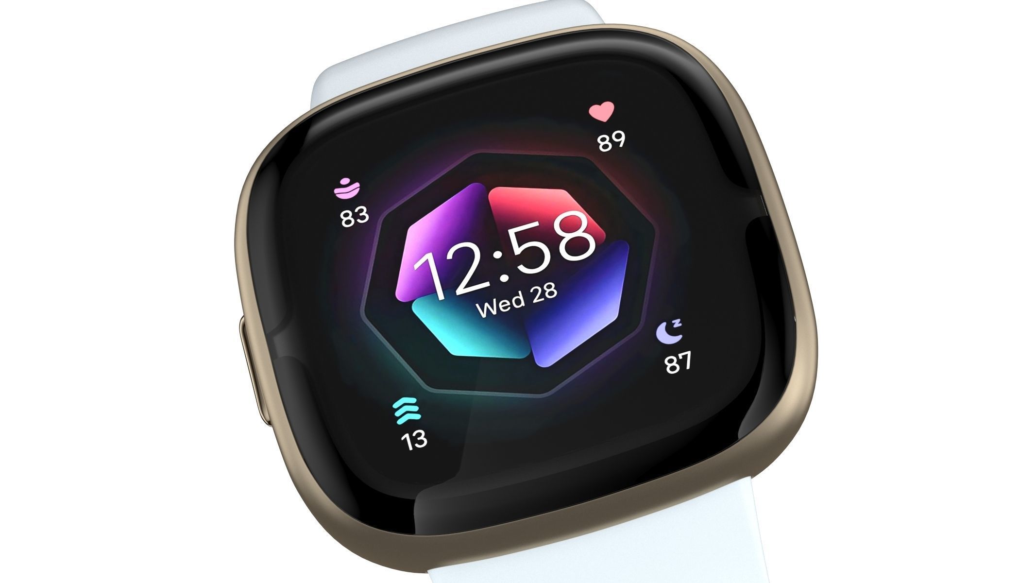 Fitbit Sense 2 Blue Mist 3D model_2