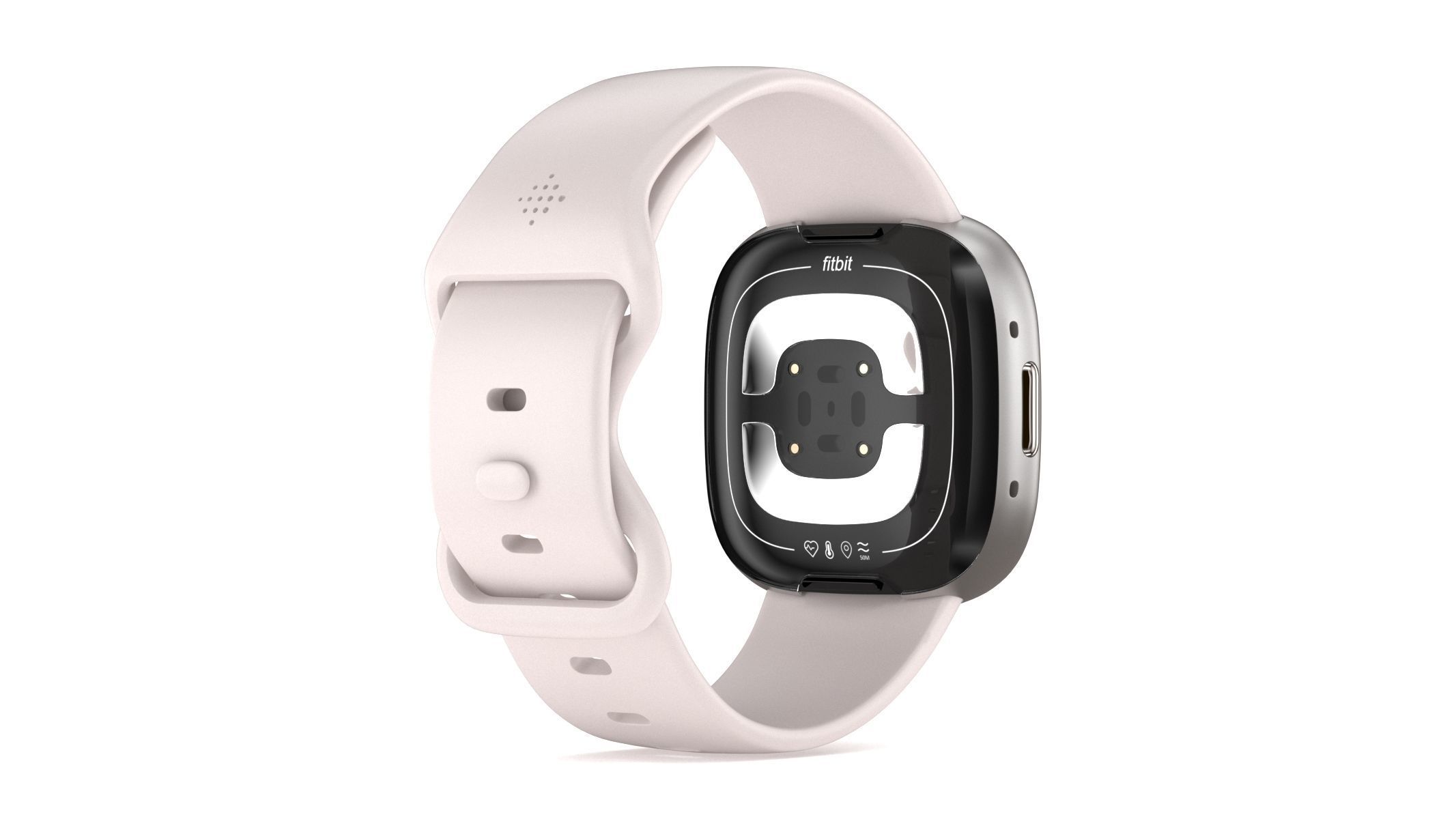 Fitbit Sense 2 Luna White 3D model_5