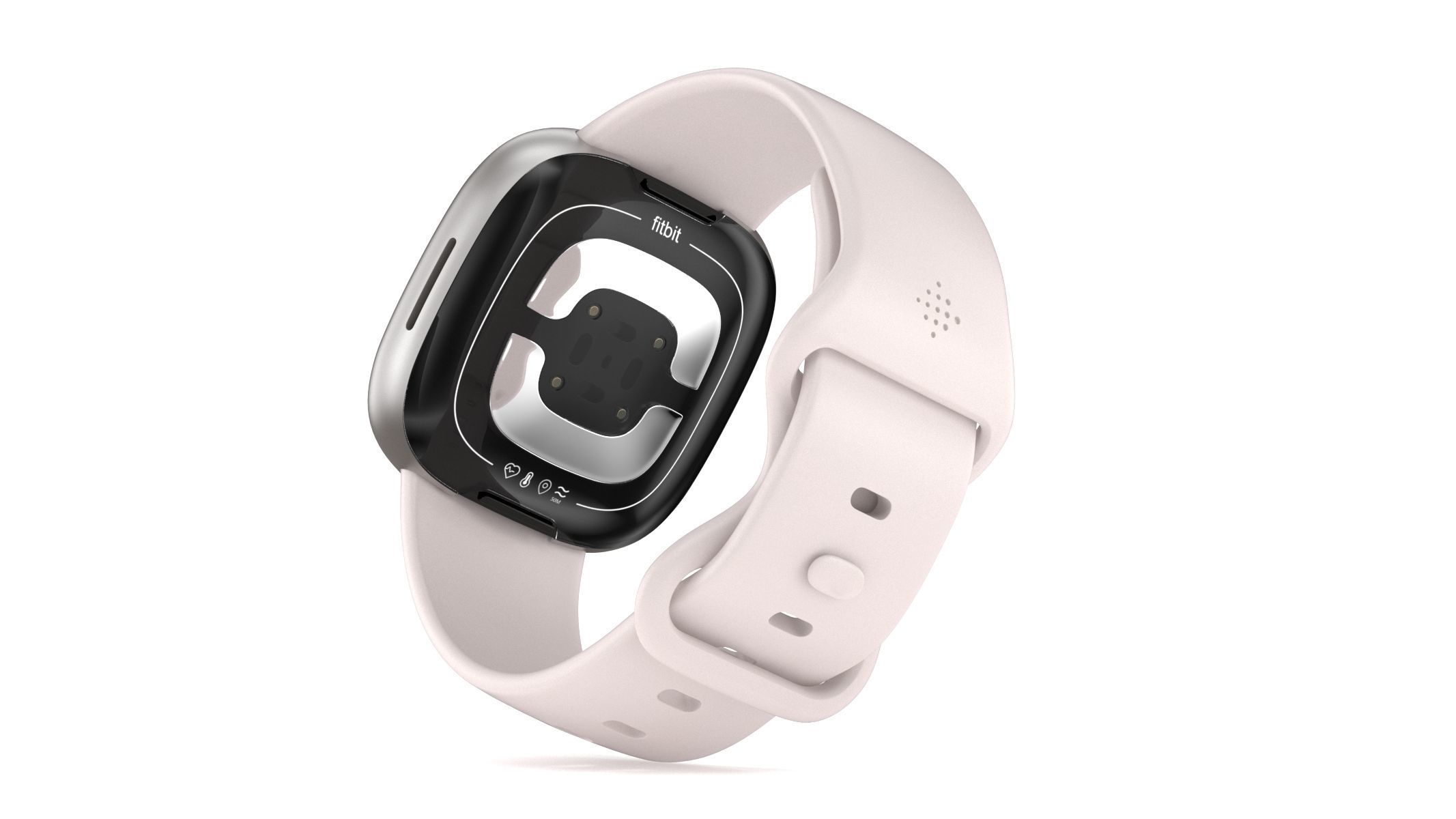 Fitbit Sense 2 Luna White 3D model_4