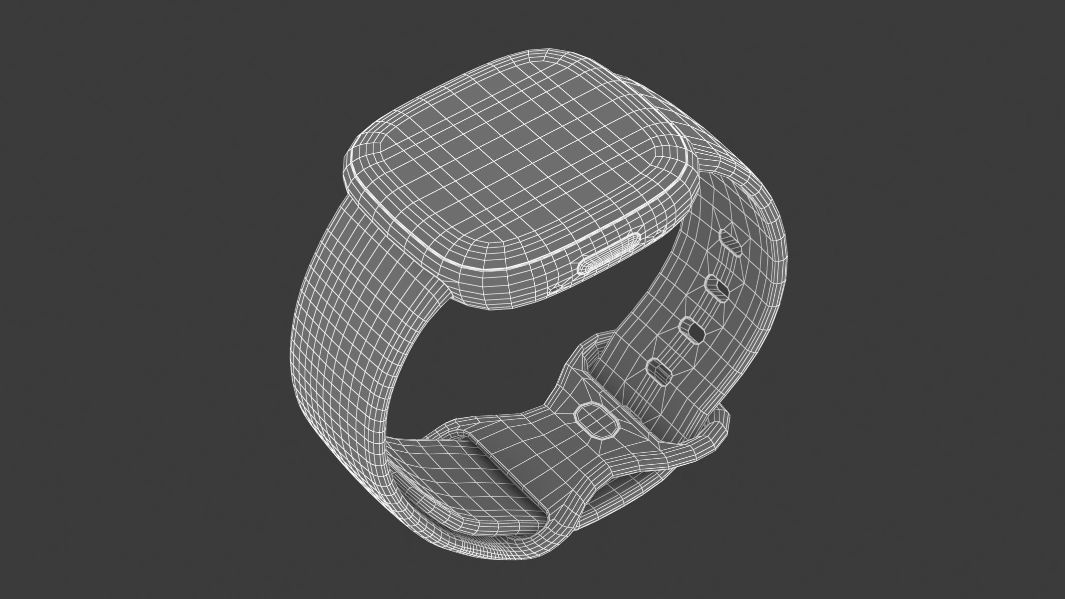 Fitbit Sense 2 Luna White 3D model_19