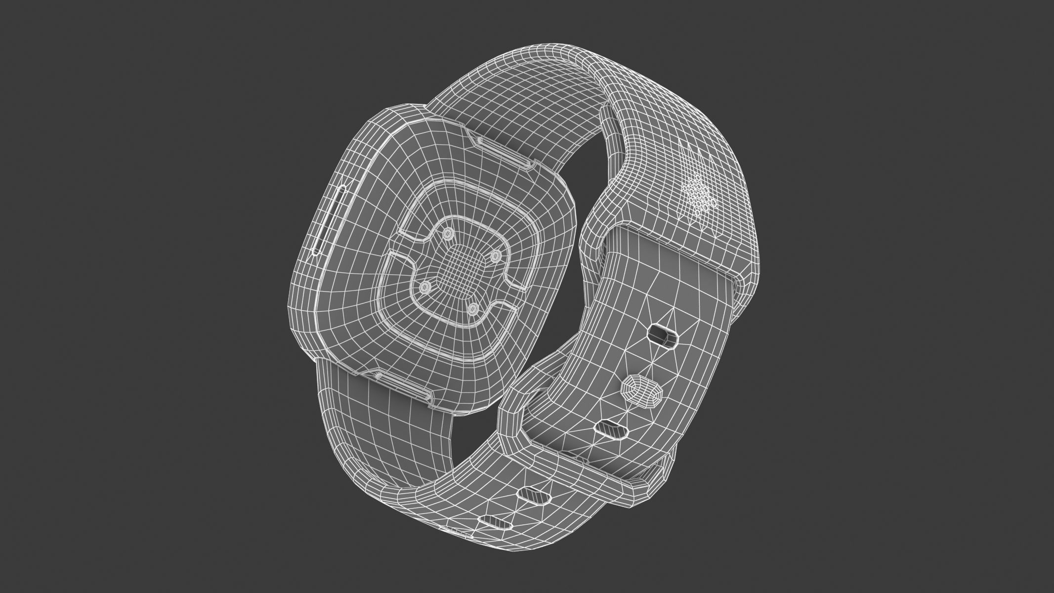 Fitbit Sense 2 Luna White 3D model_14