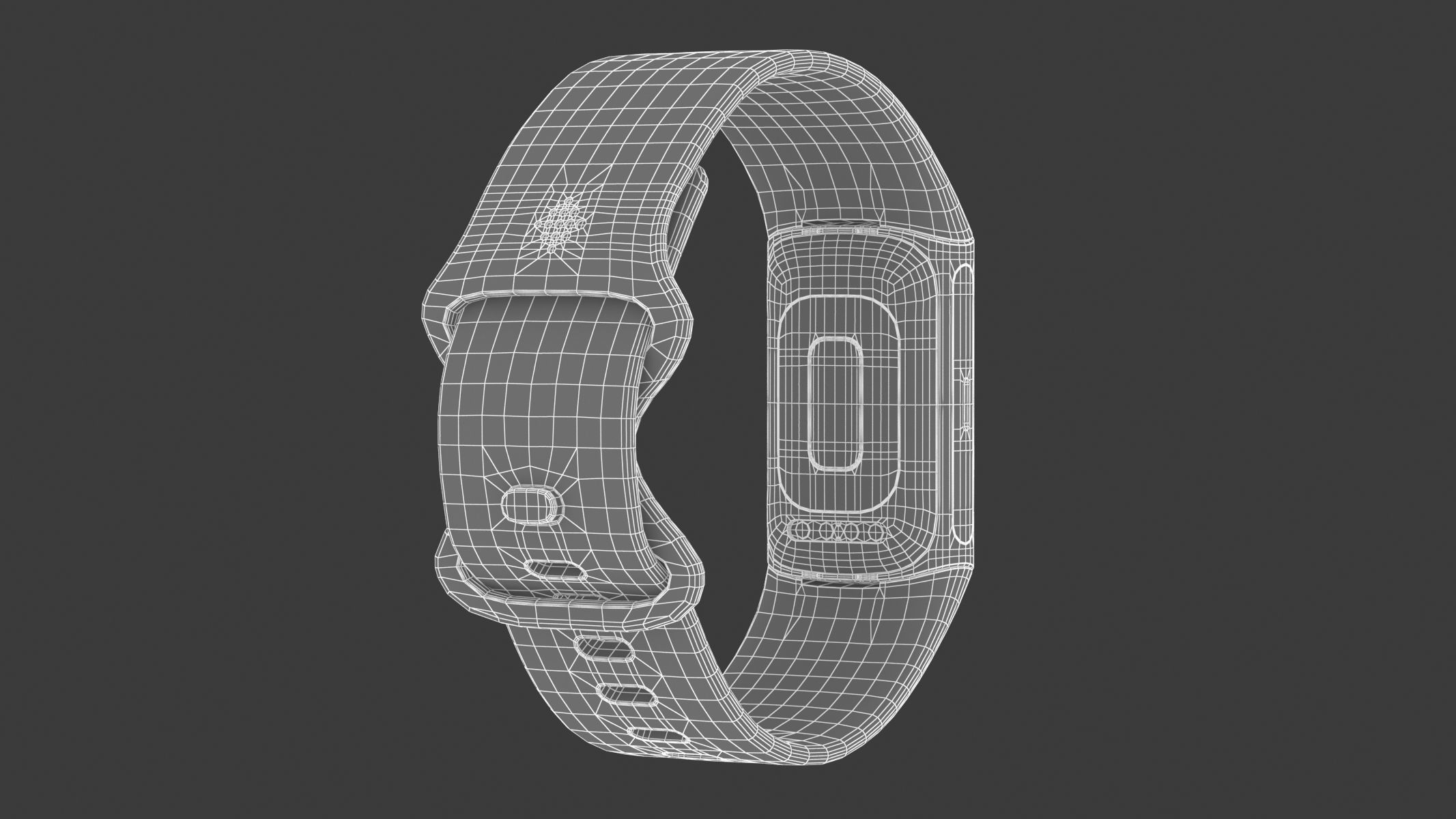 Fitbit Charge 6 Black 3D model_15