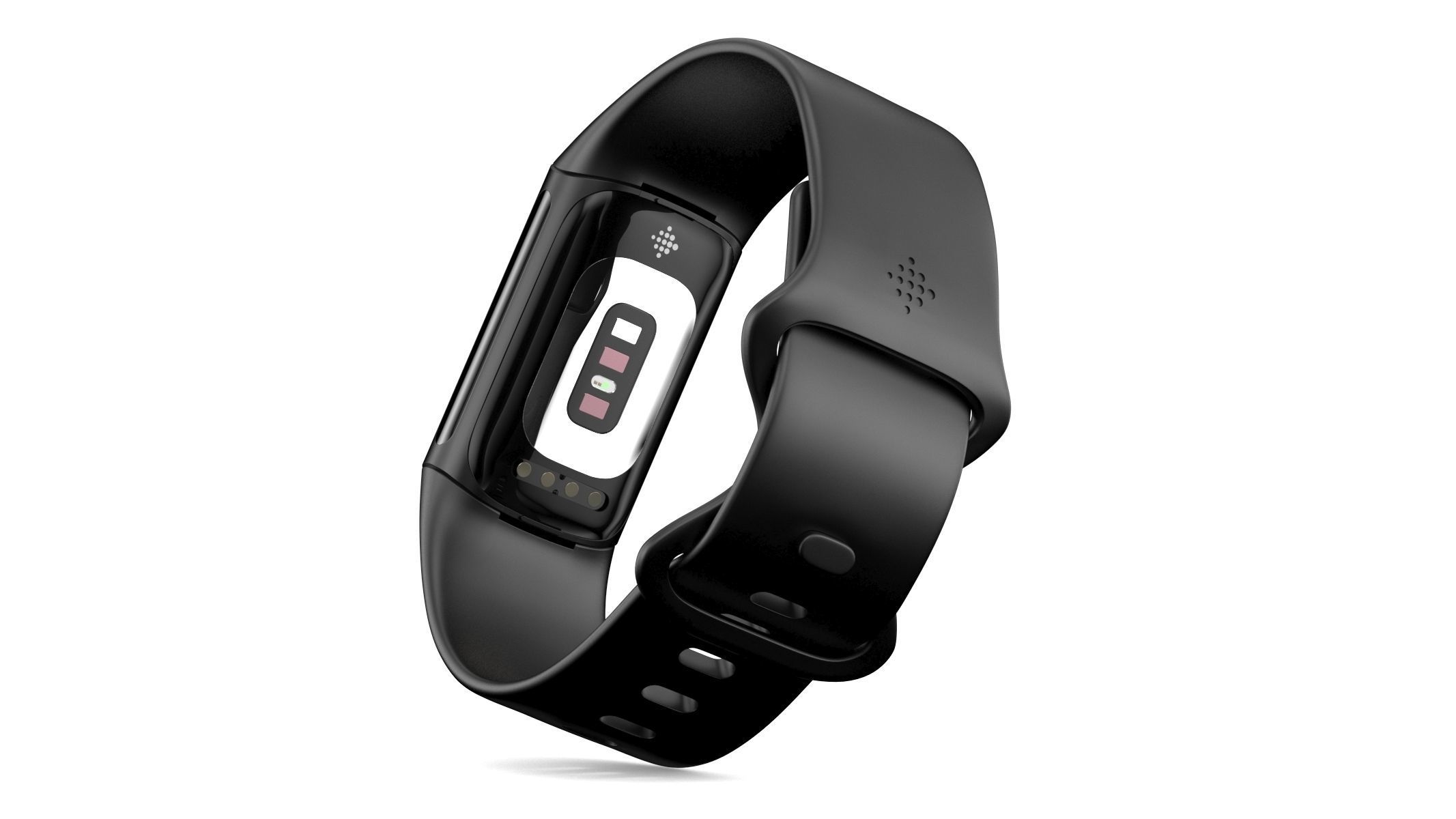 Fitbit Charge 6 Black 3D model_4