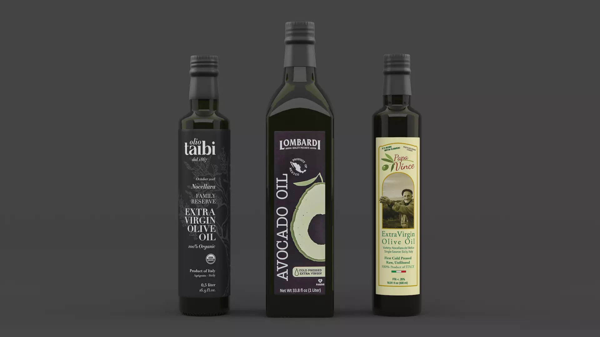 Olive Oil 3D model_0