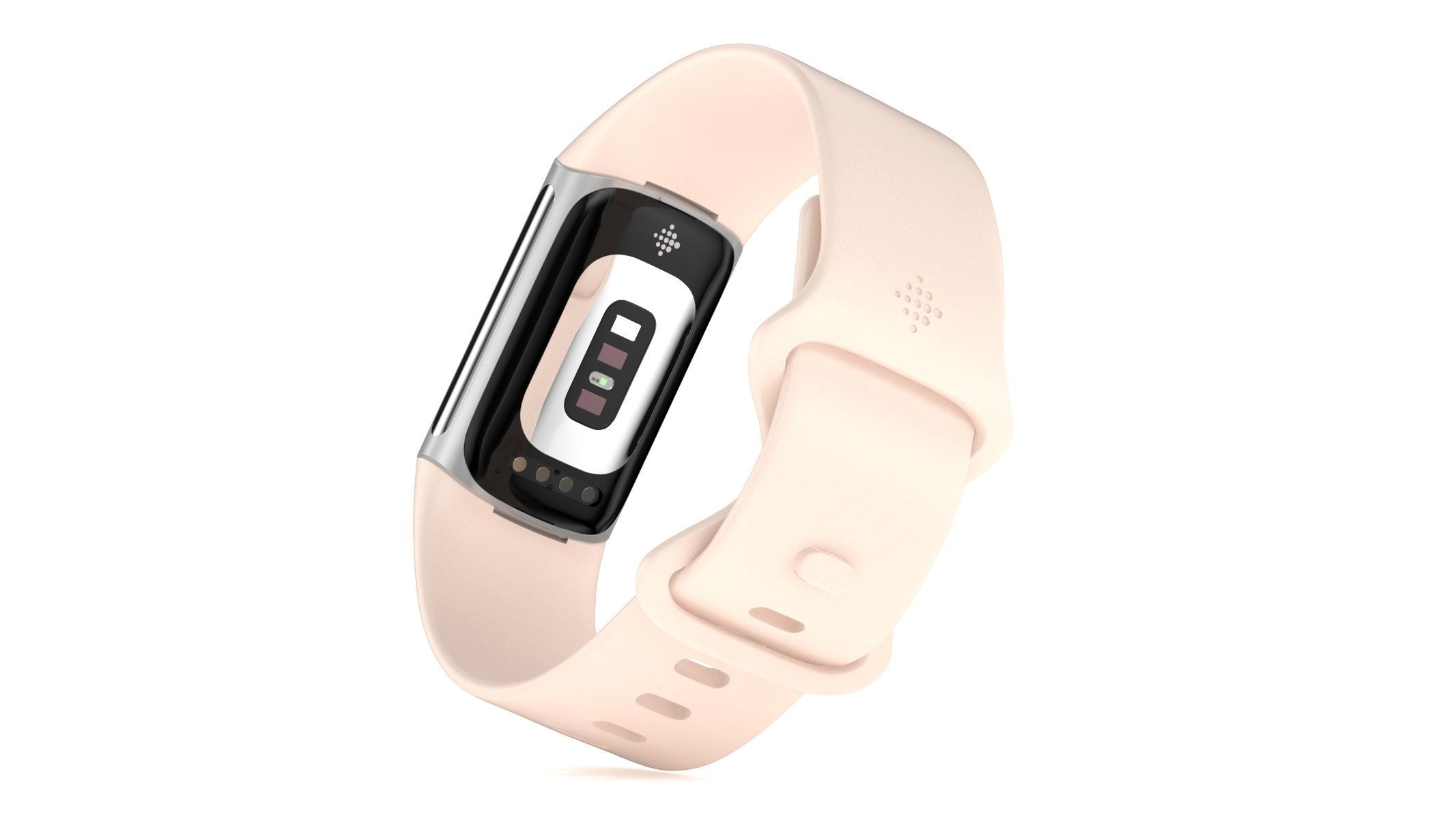 Fitbit Charge 6 Silver 3D model_4
