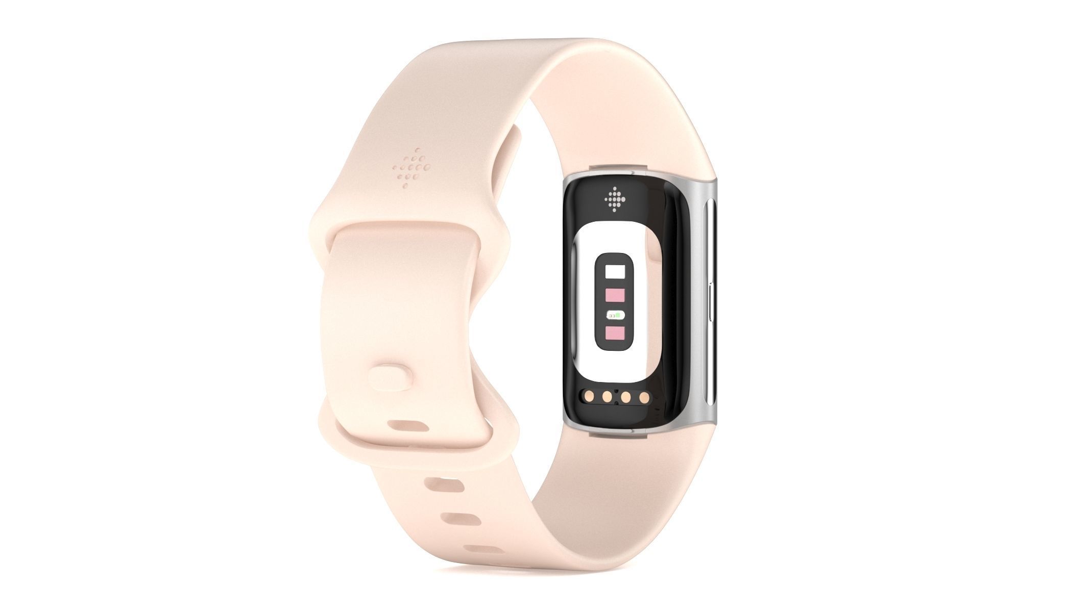Fitbit Charge 6 Silver 3D model_5