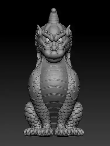 Cute beast decors 3D print model