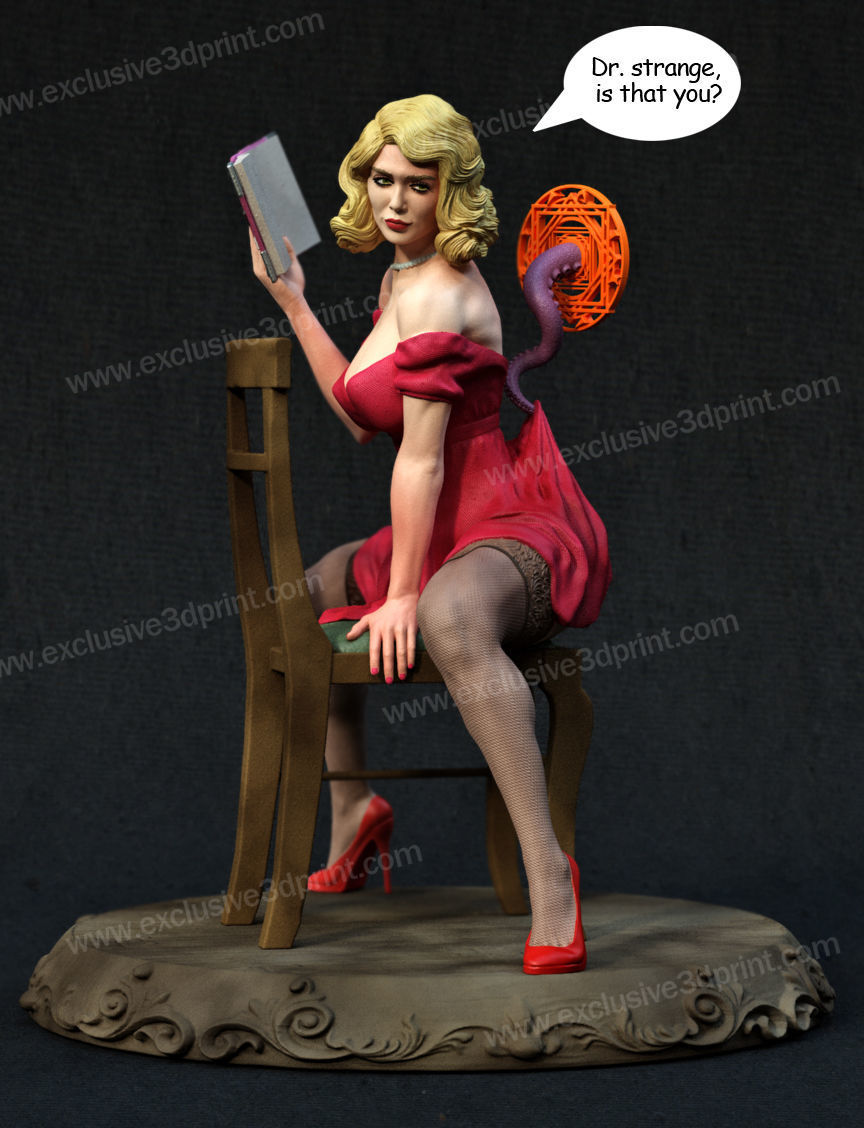 wanda teacher  3D print model_2