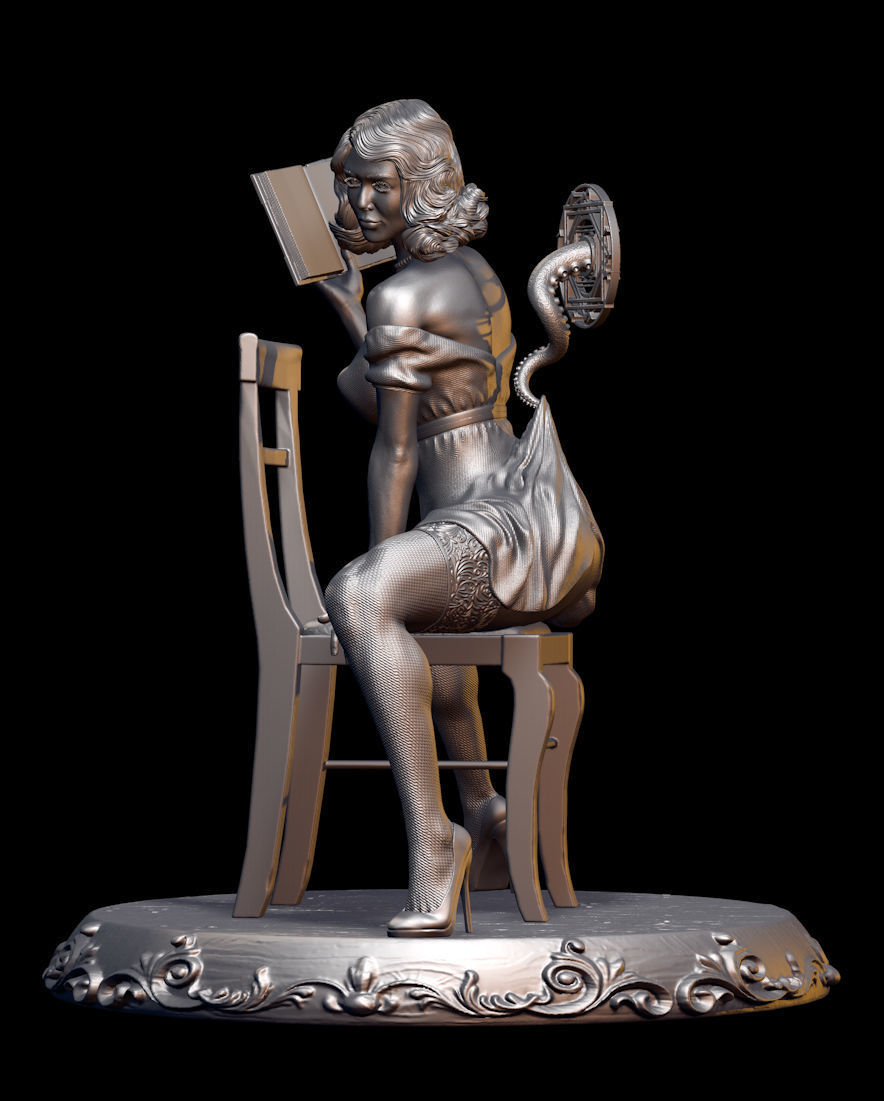 wanda teacher  3D print model_13