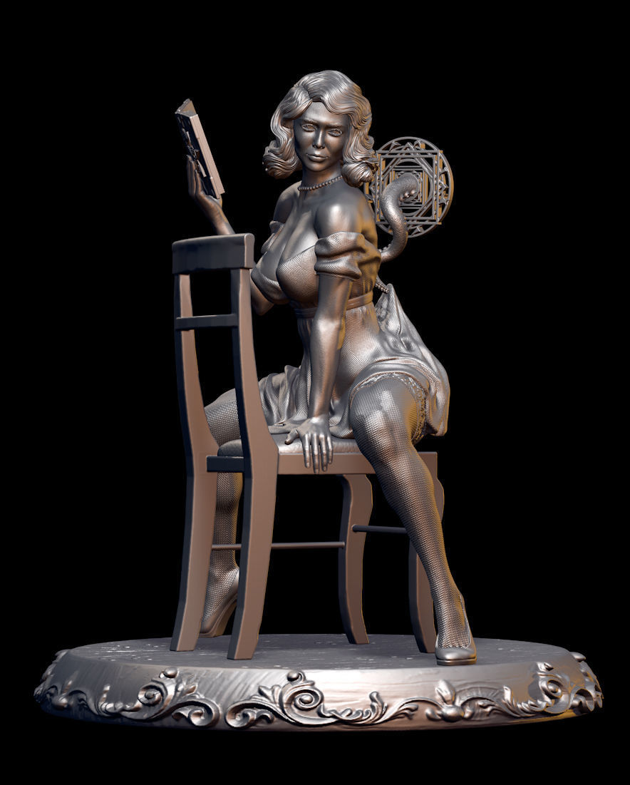 wanda teacher  3D print model_11