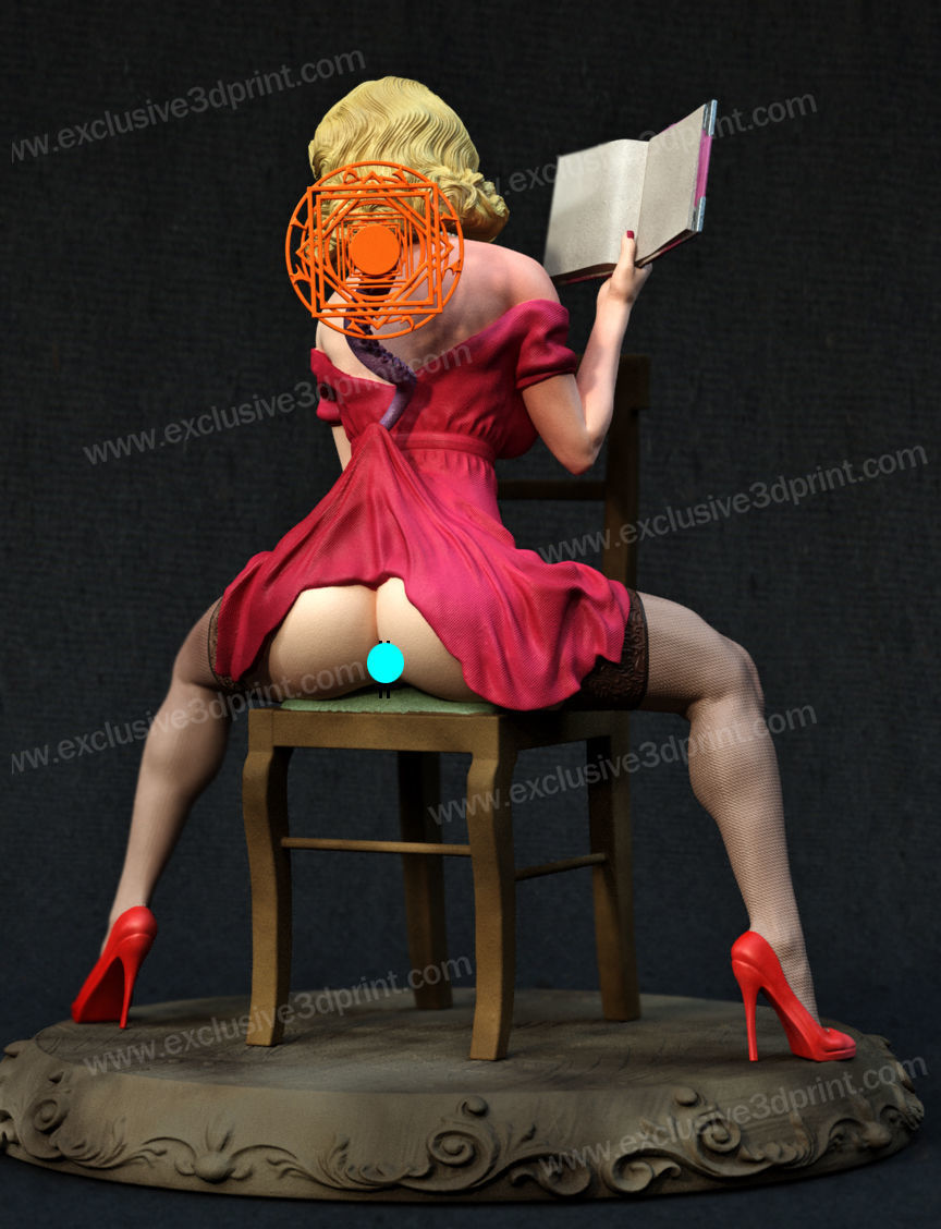 wanda teacher  3D print model_6