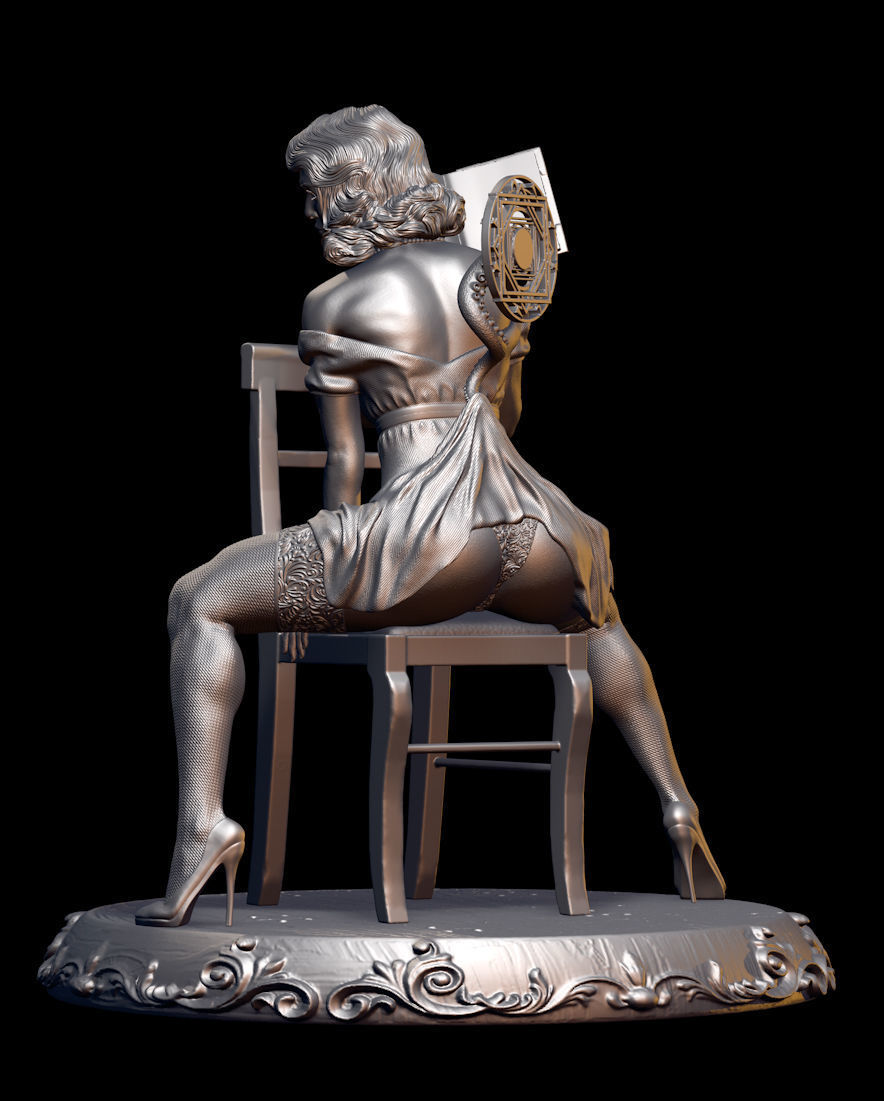 wanda teacher  3D print model_10
