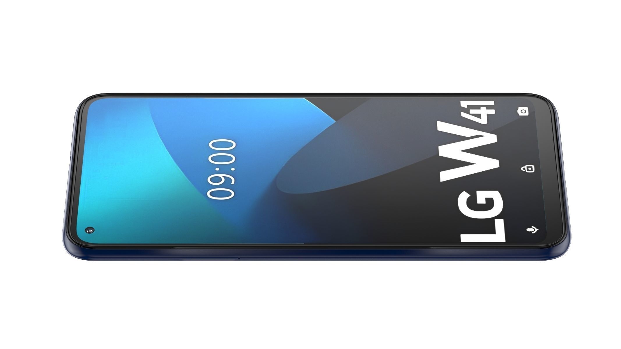 LG W41 Blue 3D model_3