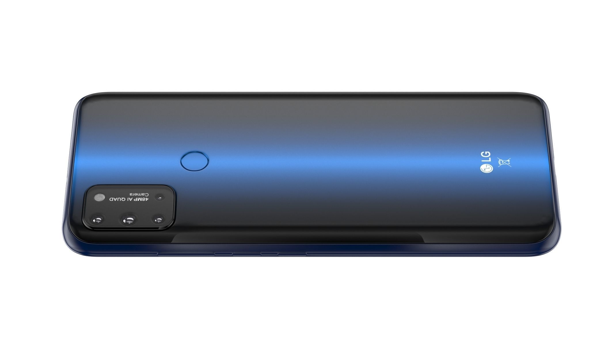 LG W41 Blue 3D model_2