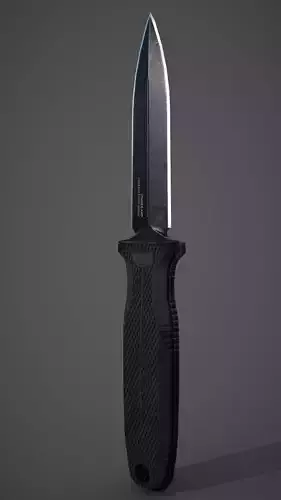SOG Pentagon Tactical Knife - Lowpoly Game Asset Low-poly 3D model