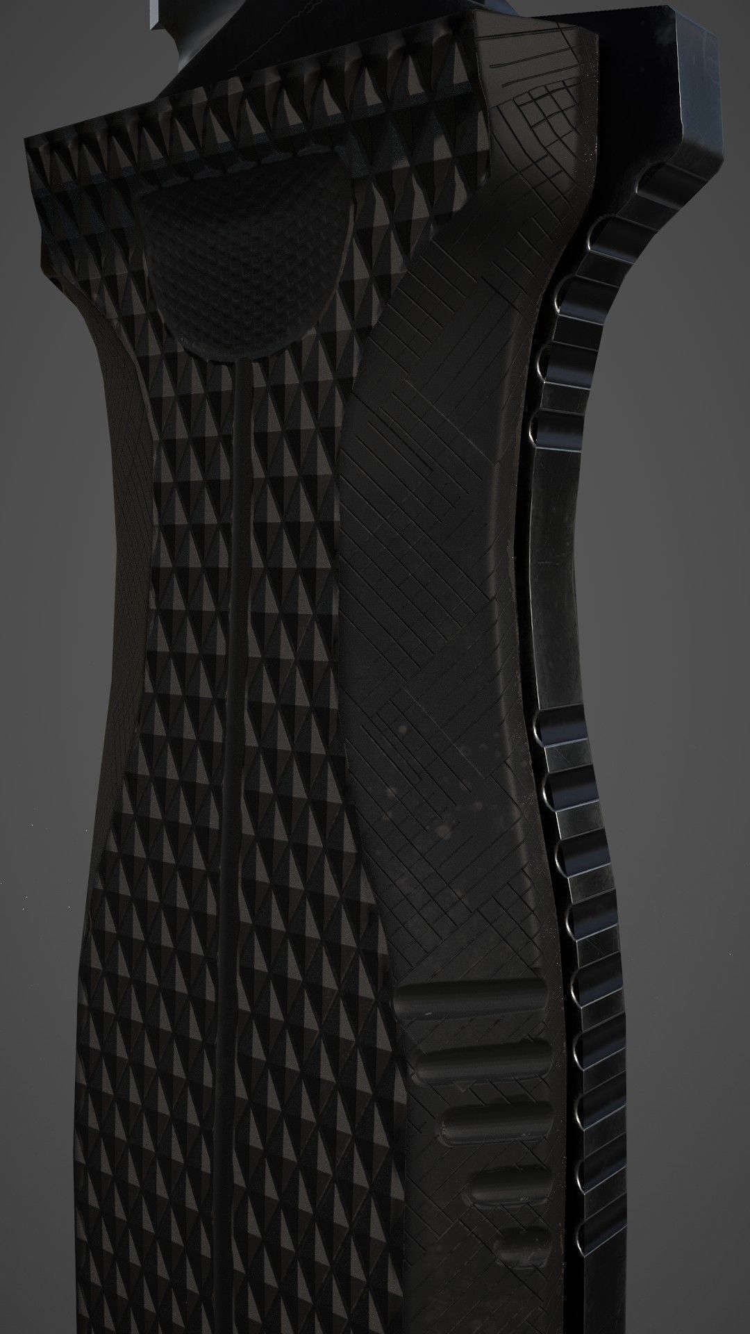 SOG Pentagon Tactical Knife - Lowpoly Game Asset Low-poly 3D model_4