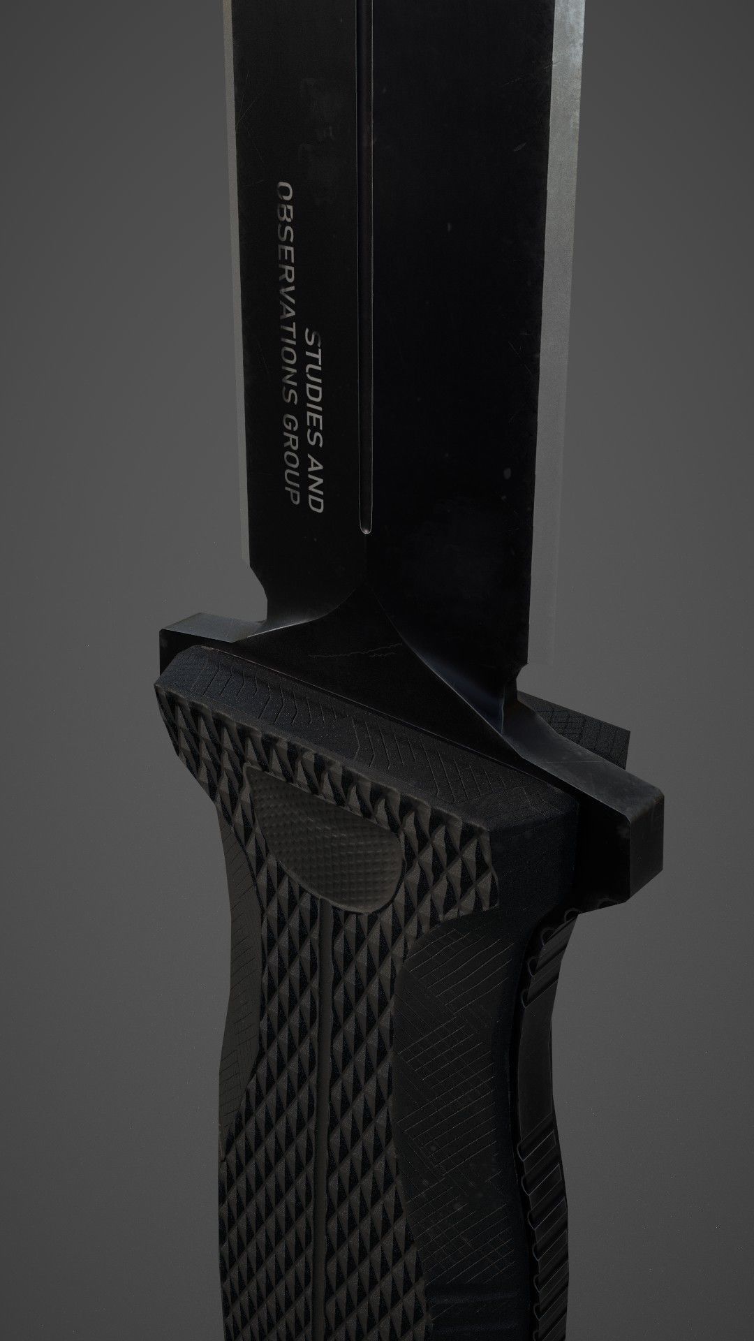 SOG Pentagon Tactical Knife - Lowpoly Game Asset Low-poly 3D model_6