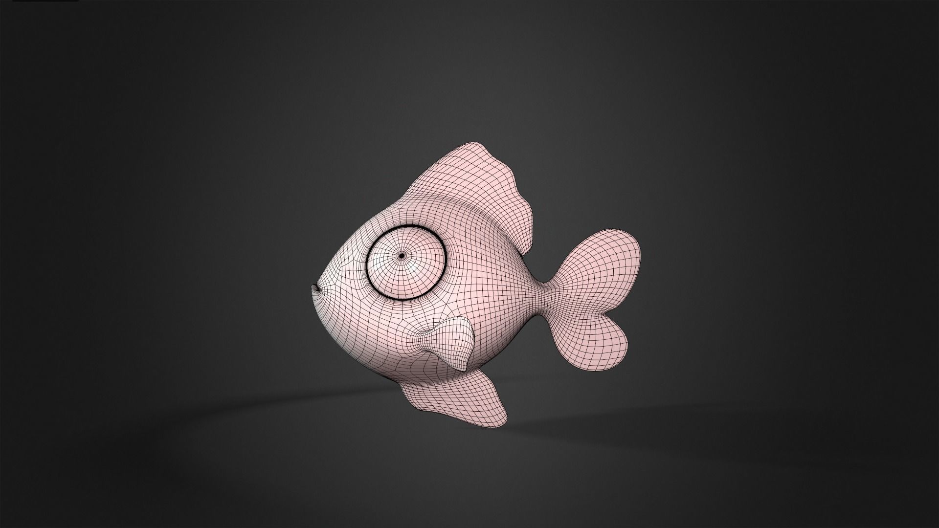 Asset - Cartoons - Animal - Small Fish Rigged 3D model_2