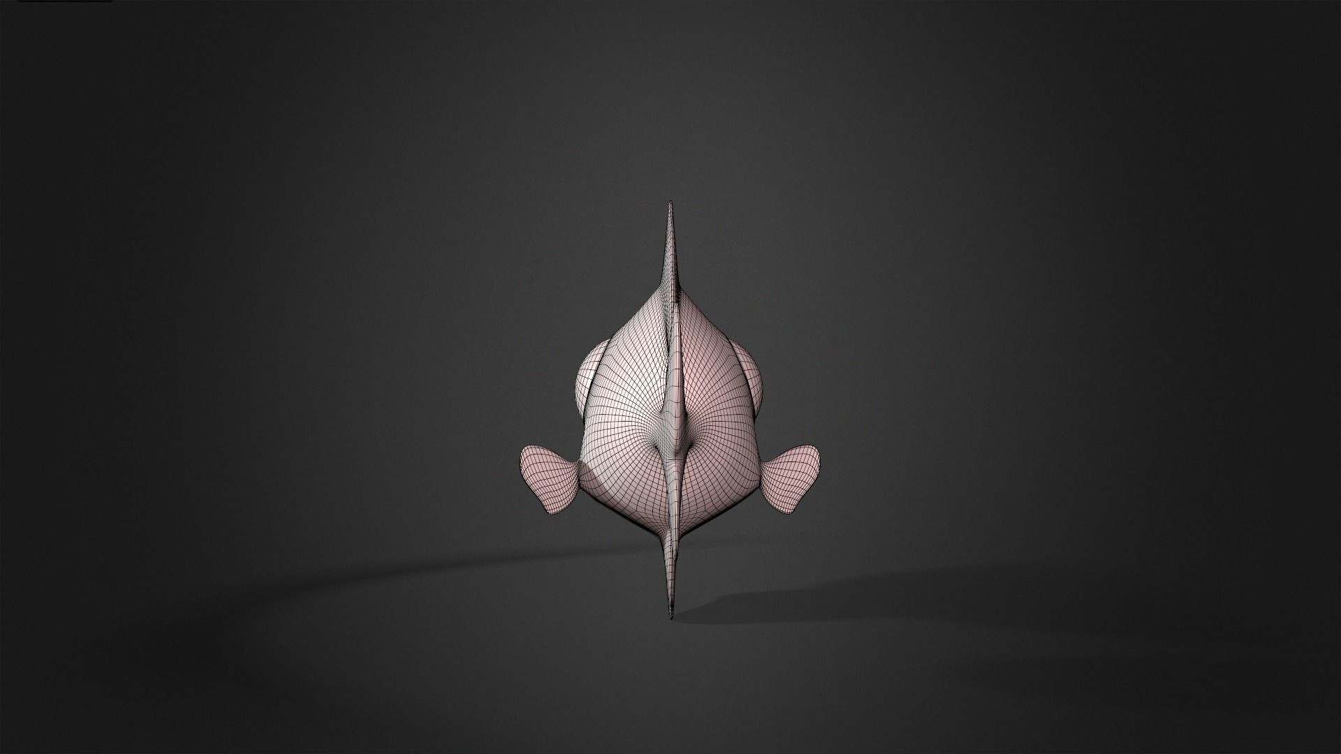 Asset - Cartoons - Animal - Small Fish Rigged 3D model_11