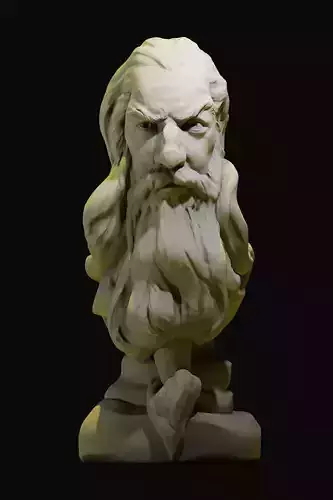 Magician bust