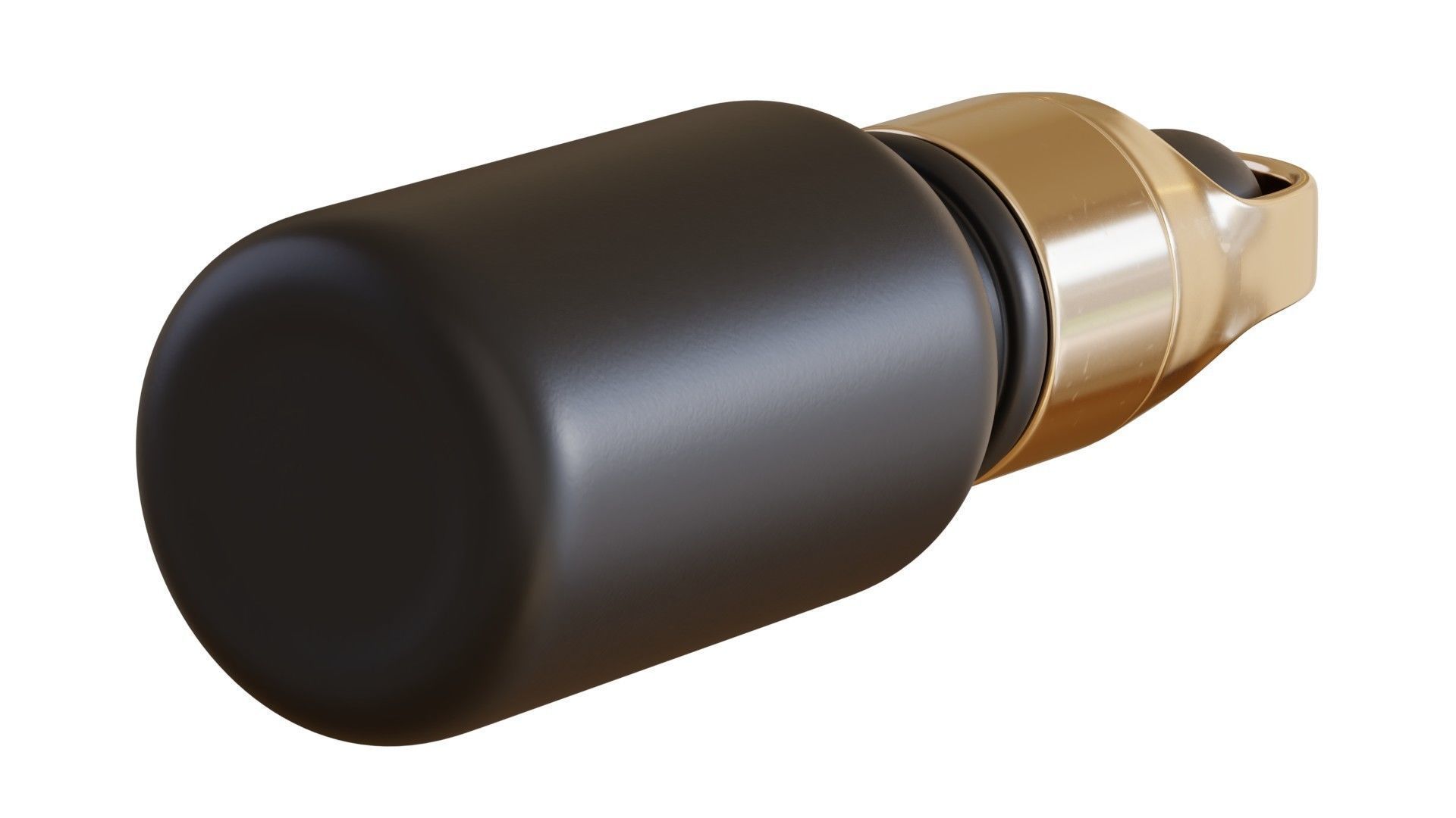 Black Dropper Bottle 06 3D model_5