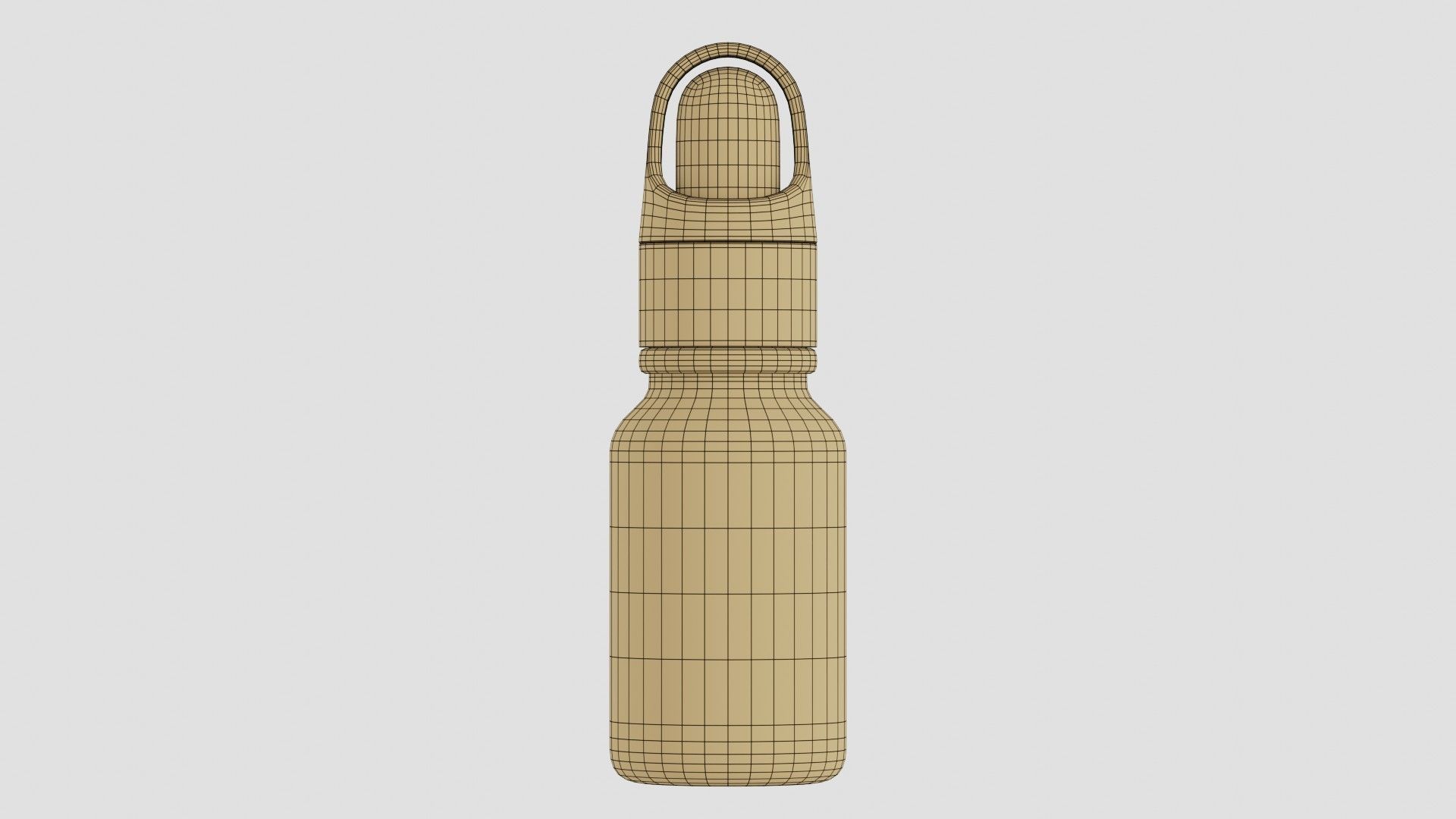 Black Dropper Bottle 06 3D model_6
