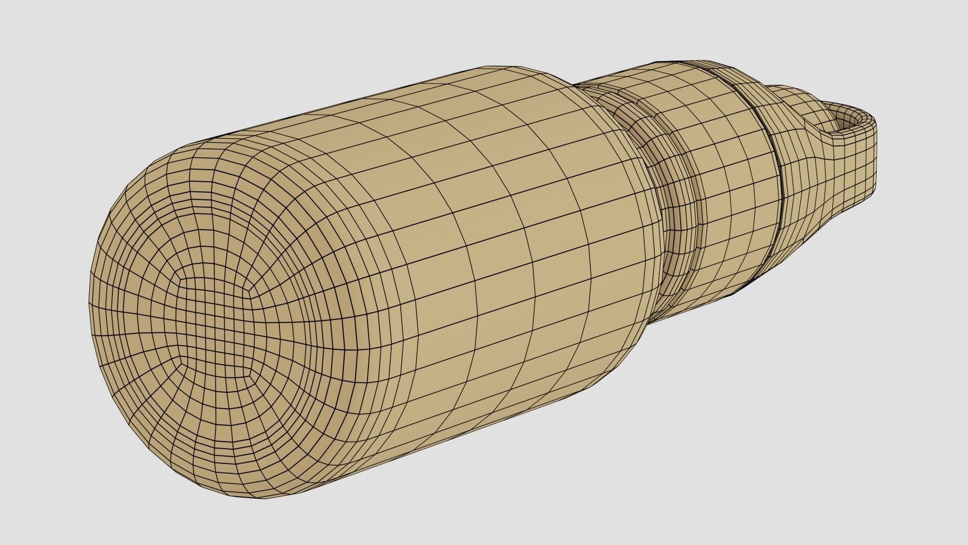 Black Dropper Bottle 06 3D model_10