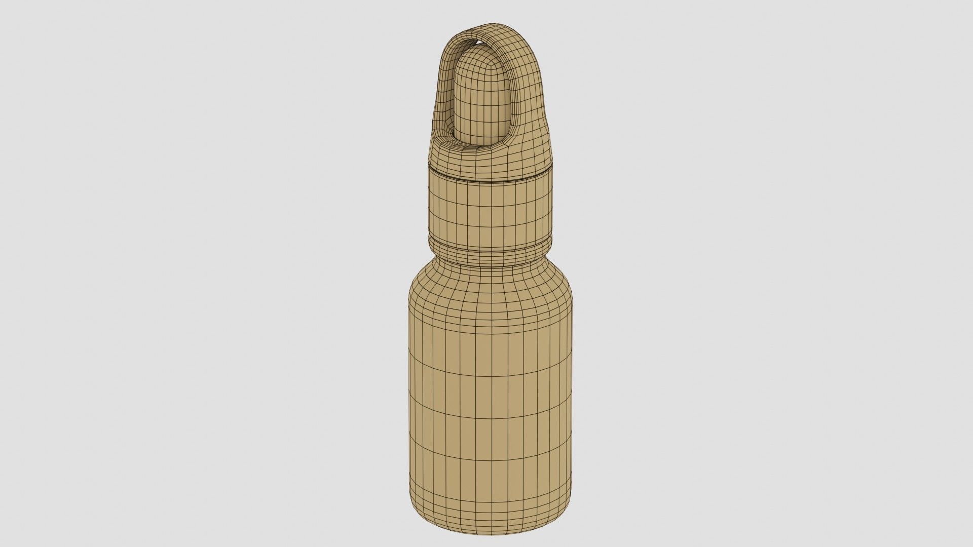Black Dropper Bottle 06 3D model_9