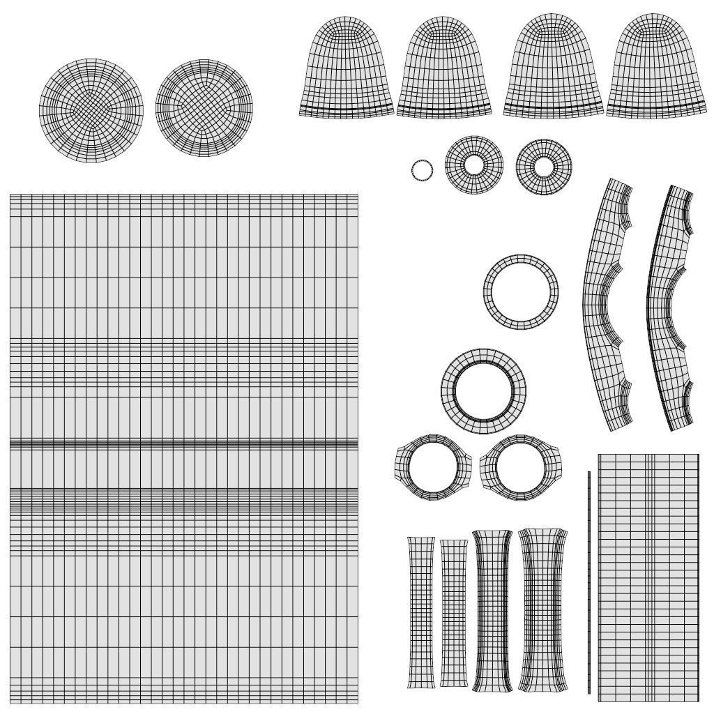 Black Dropper Bottle 06 3D model_11
