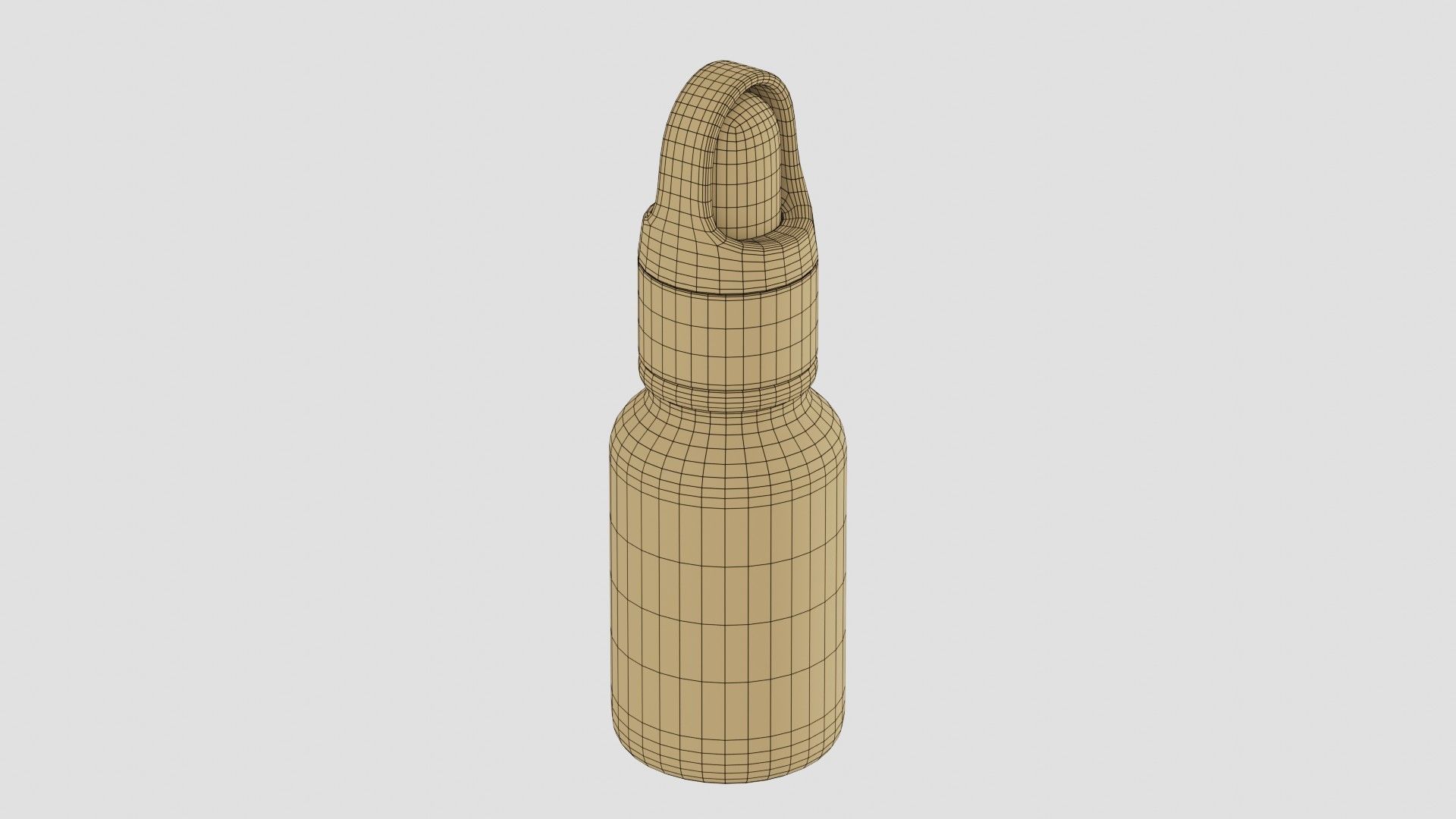 Black Dropper Bottle 06 3D model_8