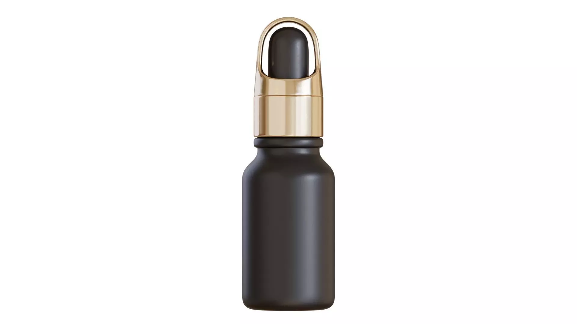 Black Dropper Bottle 06 3D model_0