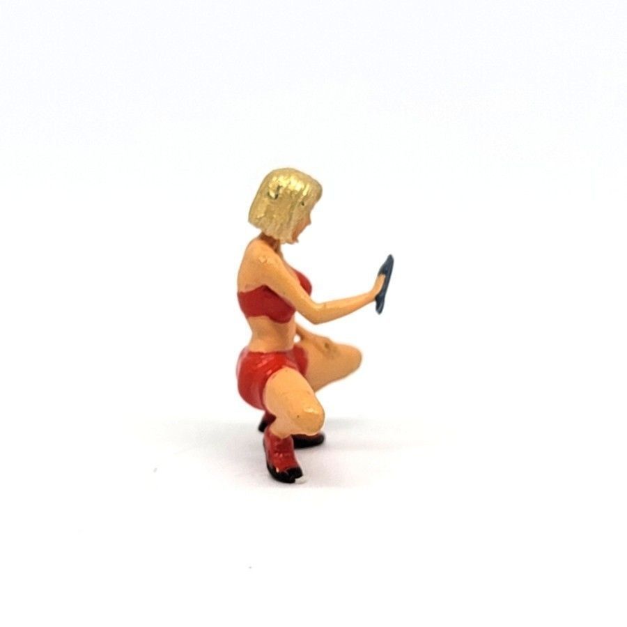 Figure Tabitha carwash girl 1-64 scale diorama miniature 3D print model_3